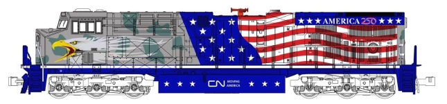 Kato K176-1776 - N - Diesellok GE ES44AC Screaming Eagle, CN, Ep. VI